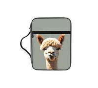 sxzvvbn Alpaca Avatar - Borsa tote impermeabile con tasca, grande custodia per diario per viaggi in chiesa