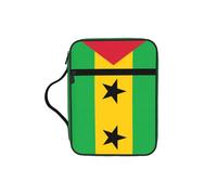 sxzvvbn Bandiera di Sao Tomé e Principe Borsa a tracolla impermeabile con tasca, grande custodia per diario per viaggi in chiesa