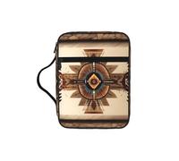 sxzvvbn Borsa a tracolla con pittura dei nativi americani, resistente all'acqua, con tasca, grande custodia per diario per viaggi in chiesa