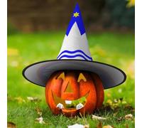 SXZVVBN Emblema nazionale slovenia Cappelli da strega pieghevoli di | 2 accessori per travestimenti in tessuto Oxford per adulti. Puntello leggero ideale per un carnevale o un evento in maschera