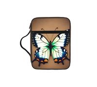 sxzvvbn Graziosa borsa a tracolla impermeabile con piccola farfalla con tasca, grande custodia per diario per viaggi in chiesa