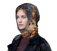 SXZVVBN Hummingbird - Cappello invernale da donna, caldo, antivento | Scaldacollo reversibile snood, copricapo termico per pendolarismo all'aperto. Cappuccio morbido con chiusura a bottone per