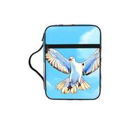 sxzvvbn Seagulls in Flight - Borsa tote impermeabile con tasca, grande custodia per diario per viaggi in chiesa