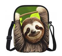 SXZVVBN Simpatica borsa a tracolla leggera e impermeabile con piccola cerniera, da donna, da viaggio, con tracolla regolabile