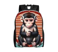 SXZVVBN The Silent Monkey - Zaino impermeabile 600D, leggero, da viaggio, per uomo e donna