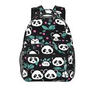 SXZVVBN Zaino casual per computer portatile da studiare con panda