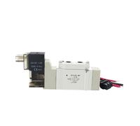 SY 3000 M5 G1/8 Mini elettrovalvola pneumatica 2 posizioni 5 vie Tipo di valvola elettromagnetica Automazione(Ac220v,SY3320 M5 3-5Way)