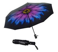 SY Compact Ombrello da Viaggio Automatico Resistente al Vento Infrangibile Produttore Vende Ottimo Rapporto Qualità-Prezzo, 98 cm, Compatto