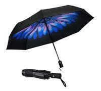 SY COMPACT Ombrello da viaggio resistente al vento, automatico, infrangibile, direttamente dalla fabbrica, ombrello ad alta redditività, 38 inches (diameter) x 42.5 inches (length)