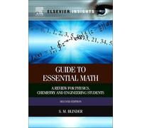 Sy M. Blinder Guide to Essential Math (Tascabile)