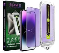 SY SHANGYAN Pellicola Protettiva Opaca Anti Luce Blu per iPhone 14 Pro Max/15 Plus/16 Plus 6,7", Confezione da 2, Vetro Temperato 9H, Anti-Riflesso, Copertura Completa, Anti-Impronte