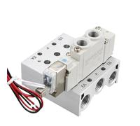 SY3120 SY5120 SY7120 Elettrovalvole Collettore di Scarico Aria Base Serie SS5Y5 Stazione Valvola Base Pneumatica Con Guarnizioni E Viti(20F,SY3120)