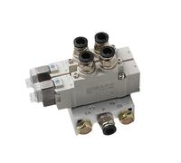 SY5120 Valvola solenoide multidirezionale combinata con collettore di controllo del cilindro SY5120-5LZD-01 SY5120-6LZD-01 Collettore(6 Stations)