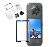 SYACHI 2 Pezzi Pellicola Protettiva per Schermo per Insta 360 X4, Schermo LCD in Vetro Temperato, Pellicola Protettiva per Schermo con Durezza 9H per X4, Antigraffio, Anti-impronta Digitale