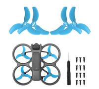 SYACHI Eliche per DJI Avata 2, Accessori per Droni Elici con Viti e Cacciaviti, 4pcs 3032s Dji Avatar 2 Eliche a Basso Rumore, Accessori per La Sostituzione Del Drone(Blu)
