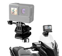 SYACHI Supporto per Parabrezza per Moto per GoPro Hero 12/11/10/9, Clip per Parabrezza per Moto e Bicicletta, Compatibile con GoPro 250 400 650 S1000RR
