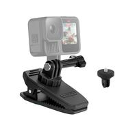SYACHI Supporto per tracolla per zaino con attacco 1/4, magnetico, supporto per zaino con clip girevole a 360°, compatibile con GoPro Hero DJI OSMO Pocket 3 Insta 360 X5/X4