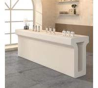 SYAGMCY Espositore ecologico in carta kraft, fondo stretto e design con parte superiore larga, forme regolabili, leggero e portatile per caffetterie, negozi di borse e divisorio