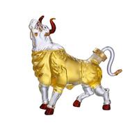 SYALEO Decanter per Whisky a Forma di Toro Decanter in Vetro Trasparente per Animali Dispenser per liquori a Forma di Mucca Bottiglia di Vino dello Zodiaco Cinese per Tequila al Rum Scozzese