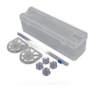 Syangkaitian Dispenser per pellicola trasparente, Dispenser per pellicola trasparente ricaricabile, Taglierina per pellicola in plastica a ventosa, Dispenser per pellicola in plastica ricaricabile con