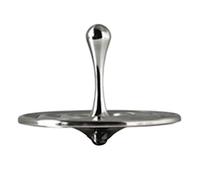 SyangKaitian Trottola giroscopica in metallo Grande giocattolo rotante in argento accurato Decorazione magnetica rotante, trottola Decorazione magnetica rotante Gocce da tavolo Spiner Giocattoli Regal