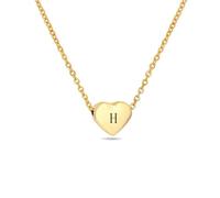 SYAVR Ciondolo d'amore versatile in acciaio inossidabile 26 lettera inglese collana a catena in acciaio al titanio