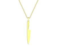 SYAVR Collana con ciondolo coltello da chef in acciaio inossidabile come regalo accessori per gioielli