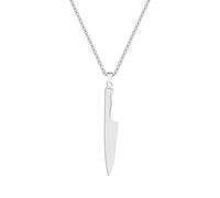 SYAVR Collana con ciondolo coltello da chef in acciaio inossidabile come regalo accessori per gioielli