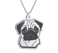 SYAVR Collana da donna Haba Dog carino Gioielli in acciaio inossidabile Collana con ciondolo animale carino Regalo di compleanno