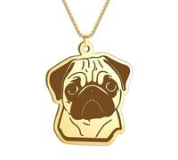 SYAVR Collana da donna Haba Dog carino Gioielli in acciaio inossidabile Collana con ciondolo animale carino Regalo di compleanno