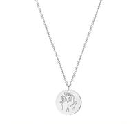 SYAVR Collana gesto in acciaio inossidabile intagliato con firma a mano promette un regalo personalizzato