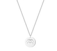 SYAVR Collana gesto in acciaio inossidabile intagliato con firma a mano promette un regalo personalizzato