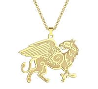 SYAVR In acciaio inox grifone ciondolo collana anglosassone Hip-Hop Punk accessorio
