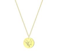 SYAVR La collana gesto in acciaio inossidabile intagliata con firma a mano promette un regalo personalizzato