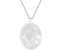 SYAVR Moda in acciaio inox mare uomo ciondolo collana antico dio greco gioielli poseidon gioielli