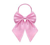 SYAYA Papillon per donne e ragazze, papillon pre-annodato regolabile per uniforme scolastica o t-shirt coro, cosplay anime e cameriera, Rosa, One Size
