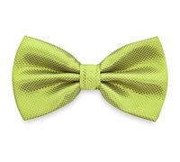 SYAYA Papillon pre-legato con motivo scozzese per uomini o donne, papillon formale per smoking per feste di nozze o affari M-M-B2T, Verde mela, taglia unica