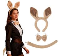 syayw Fascia Per Capelli - Costume Cosplay Realistico Per Il Capodanno 2026 | Set Di Copricapo Per Bambini Con Coda Di Cavallo Per Compleanno, Natale, Adolescenti, Adulti | Per Travestimenti Da Fes
