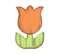 syayw Fiori di legno, decorazione primaverile per la casa, decorazione floreale rustica come decorazione da tavolo per davanzale e
