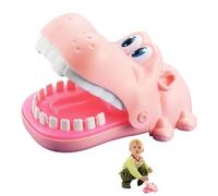 syayw Giocattolo ippopotamo, 5,91 x 4,13 x 4,33 pollici, gioco di reazione per bambini, bocca interattiva, Jeu De L'Hippopotame Qui omicidio, gioco 'Ippopotamo | 2026 partito | Blu