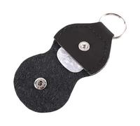 syayw Guitar Picks Storage Pouch Box - Pelle PU Drop - Proof -Picks Storage Pouch Box | Organizer portatile | nascosti per chitarra - Custodia regalo per amici di famiglia, Nero, vedi descrizione