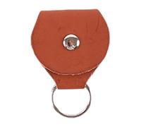 syayw Guitar Picks Storage Pouch Box - Pelle PU Drop - Proof -Picks Storage Pouch Box | Organizer portatile | nascosti per chitarra - Custodia regalo per amici di famiglia, marrone, vedi