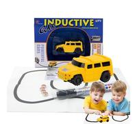 syayw Magic induttive Toy Truck - 180g ABS Engineering Vehicles Mini Toy | Educativo Seguire Tutto Giocattolo escavatore Linea Nera disegnato con sensore Ottico per Nuovo Regalo per