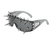 syayw Occhiali da sole punk, occhiali da sole steampunk, occhiali da sole unici per viaggi, feste, punk, strani occhiali da sole per uomini e donne