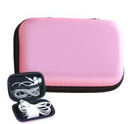 syayw -Organizer Borsa | Borsa per il trasporto per cavi e cuffie | Custodia protettiva per caricabatterie | Borsa Porta Cavi | para Cables Y Cargadores | Tech Pouch 2026, Colore: rosa