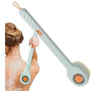 syayw Spazzola abrasiva per la parte posteriore della doccia, spazzola per la schiena della doccia, spazzola morbida per uomini e donne, spazzola morbida per uomini e donne, purificatore antiscivolo