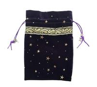 Syayw Tarocchi Carta Holder Pouching | Borsa portaoggetti in velluto | Sacchetti di velluto con coulisse | Protettore reversibile per Oracle Rune Stones, Organizzatore da viaggio per Crystals