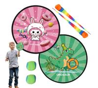 syayw Tosser E Cattura Il Gioco di Palla - Gioco di Pallone da Paddle per All'aperto | Set di Giocattoli di Cattura di Messa in Tasca | Attrezzature Sportive Posteriore per L'attività E