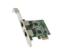 Syba Dual 2.5 Gigabit Ethernet PCI Express PCI-E scheda controller di rete 10/100/1000/25000 Mbps RJ45 LAN adattatore staffa basso profilo