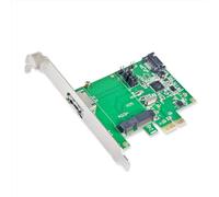 Syba HyperDuo Enabled SATA III PCI-e 2.0 x1 scheda con slot mSATA SD-PEX40055